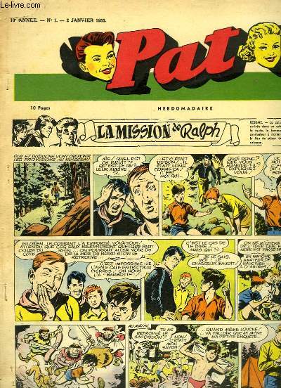 Pat N1 - 10e anne : Michel-Ange, par SALVATICO et BELLONIA - Le Chapeau du Gnral - Gants des Mers ...