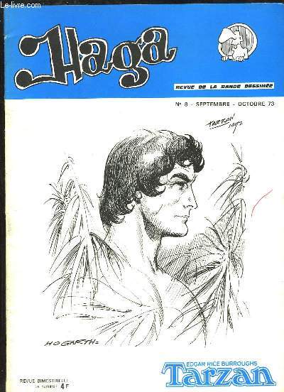 Haga, revue de la bande dessine N8 : Tarzan, d'Edgar Rice Burroughs