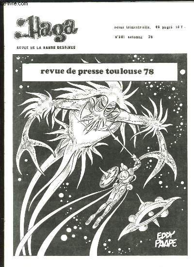 Haga, revue de la bande dessine N36 Bis : Revue de presse Toulouse 78