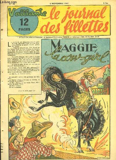 Vaillante, le journal des fillettes N42 : Maggie, la cow-girl - Le Lac et le Seigneur - Silence, on tourne ...