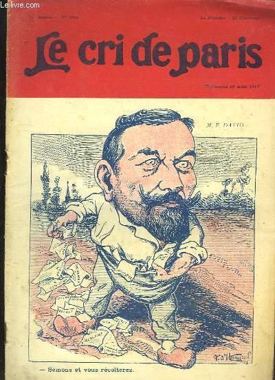 Le Cri de Paris N1064 - 21e anne : M.F. David, par SHAMPOL