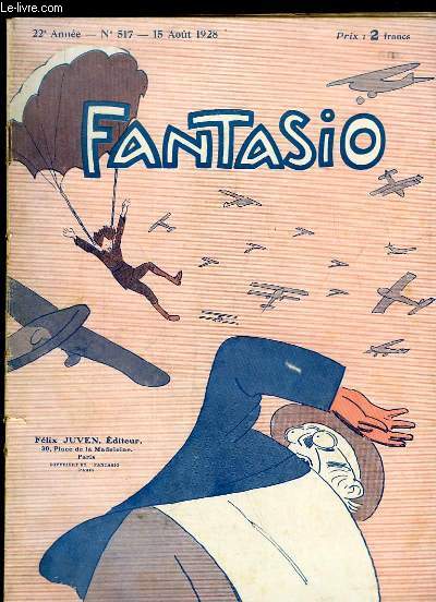 Fantasio, Magazine Gai. N517 - 22me anne : Zorn BULACH, illustr par BARRERE - Le Pare-effusion, composition de FABIANO - Cascade de perle, composition de ZINOVIEFF ...