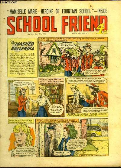 School Friend N317 : Mam'selle Marie, Heroine of Fountain School