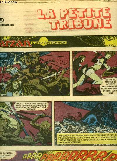 La Petite Tribune, du 2 dcembre 1978 : Tarzan - Le Grand Vizir, Yogi l'Ours - Boule & Bill - Achille Talon - Lucky Luke - Gaston - Zanzan, la Terreur de la Jungle - Les Woods ...