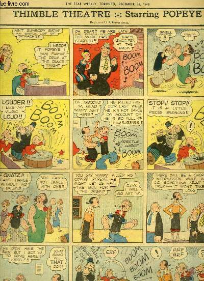 Thimble Theatre, Popeye, du 28 dcembre 1946