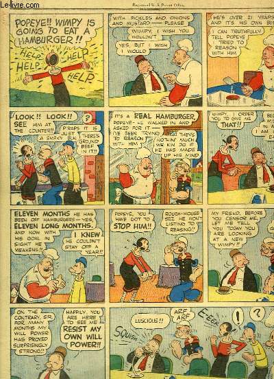 Thimble Theatre, Popeye, du 30 novembre 1946