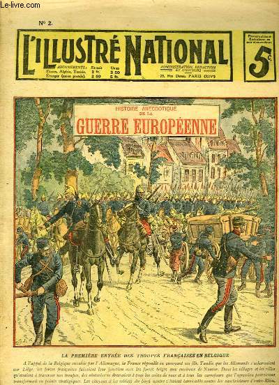 L'Illustr National N2 : L'opinion publique en Autriche - La charge des Cuirassiers - L'affutage des Lames - Les Allemands reculent, par BILDING