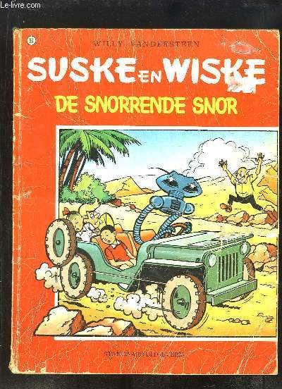 Suske en Wiske N°93 : De Snorrende Snor - VANDERSTEEN Willy - 1971 - Afbeelding 1 van 1