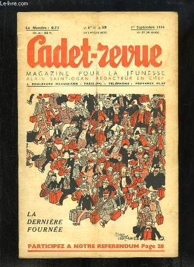 Cadet-Revue N89 - 4me anne : La dernire fourne - Dans les squares de Paris ...