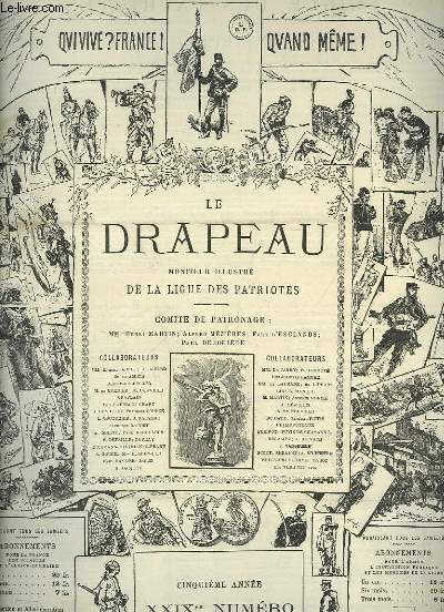 Le Drapeau N29, 5me anne : Revue de Longchamps, l'Arme du Tonkin, par L. DU PATY