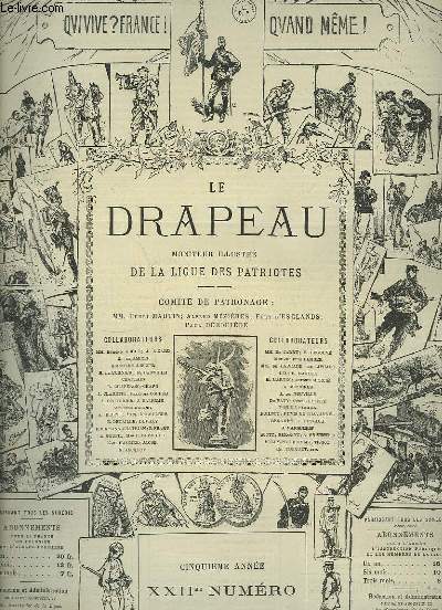 Le Drapeau N22, 5me anne : Les Spahis en Algrie, dessin par LUNEL