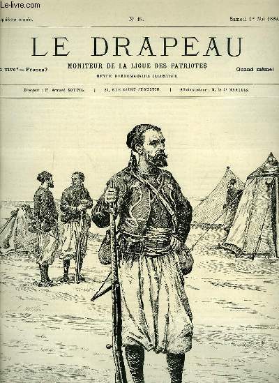 Le Drapeau N18, 5me anne : Zouaves territoriaux, de lon COUTURIER