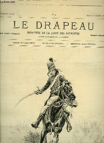 Le Drapeau N2, 5me anne : 1797, Lodi, dessin de Jules LAVEE d'aprs DUPRAY - L'Anniversaire, de Paul MERWART