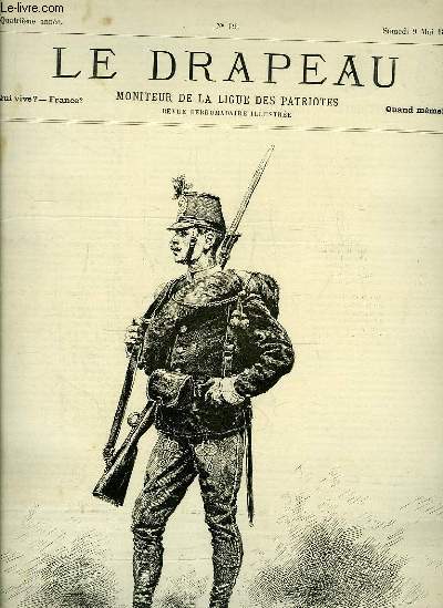 Le Drapeau N19, 4me anne : Infanterie Hongroise, dessin de Jules LAVEE d'aprs DETAILLE - Le Fils du Messin, dessin d'Albert BETTANNIER