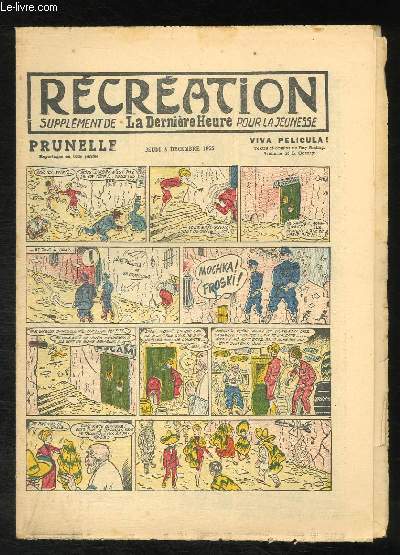Rcration du 8 dcembre 1955 : De Jacques et Jacqueline aux premiers hommes - Prunelle, de REDING et GERNAY ...