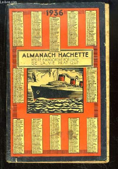 Almanach Hachette - 1936