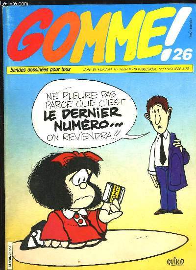 Gomme ! Bandes dessines pour Tous N26 : Le Dernier Numro