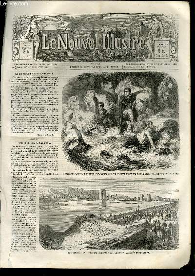 Le Nouvel Illustr N173 - 1re anne : naufrage du Brick Young-Harriett sur la Cte d'Espagne - Les Italiens occupents les travaux avancs de Mantoue - Choses et Autres, par CHAM