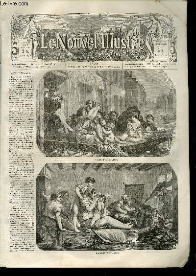 Le Nouvel Illustr N165 - 1re anne : Scnes d'inondation - Le baise-main du Sultan  la Cour Ottomane - Le fils de Louis XVI chez le cordonnier Simon.