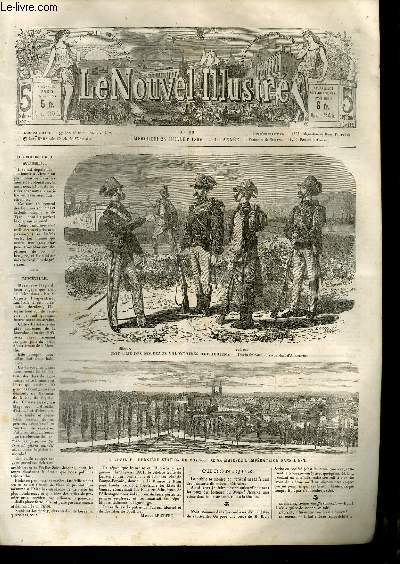 Le Nouvel Illustr N86 - 1re anne : Uniforme des nouveaux volontaires autrichiens - Lunville : dernire station de voyage de sa majest l'Impratrice, dans l'Est - Le Gnral John - Les Eaux : Le Grand Thtre  Bade, dessin par LALLEMAND