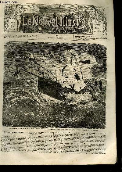 Le Nouvel Illustr N49 - 1re anne : Explosion du Passe-Partout, dessin par H. de HEM - Grandes Ftes des Incas  Valenciennes, portrait de M. Auguste Meurice, d'aprs IZAMBART.