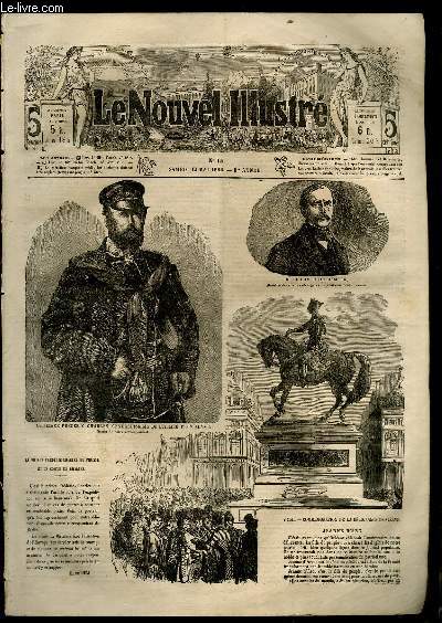 Le Nouvel Illustr N12 - 1re anne : Le Prince Frdric-Charles - M. le Comte de Bismark - La Comdie de Salon, par CHAM ...