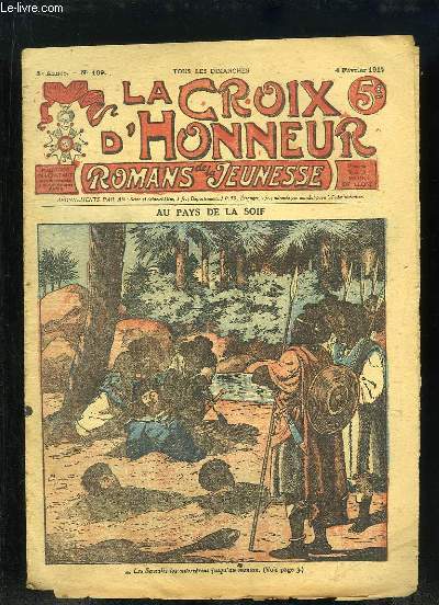 La Croix d'Honneur (Romans de la Jeunesse) N109 - 3e anne : Au pays de la soif