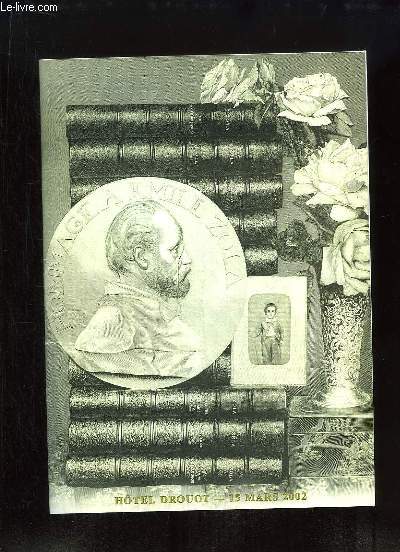 Catalogue de la Vente aux Enchres du 15 mai 2002 ,  l'Htel Drouot-Richelieu, de la Bibliothque d'un Amateur 