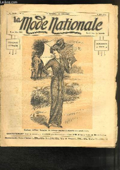 La Mode Nationale N23 - 29e anne : Costume tailleur fantaisie en lainage marron  rayures - Nos Robes-Primes sur Mesures ...