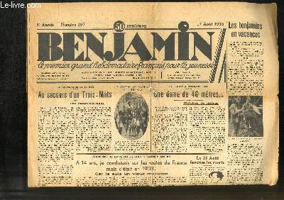 Benjamin N197 - 5e anne : Au secours d'un Trois-Mts, par PALUEL-MARMONT - Les plus grandes statues du monde entier - Dessins de PECQUERIAUX ...