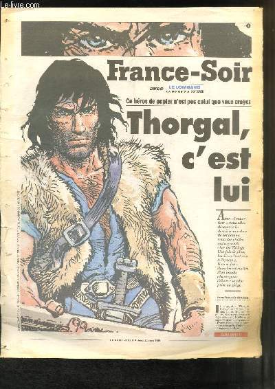 Supplment du France-Soir n16994 du 25 mars 1999 : Thorgal, c'est lui