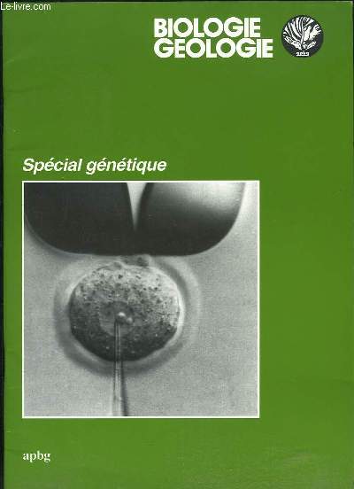 APBG, Numro spcial : Gntique.