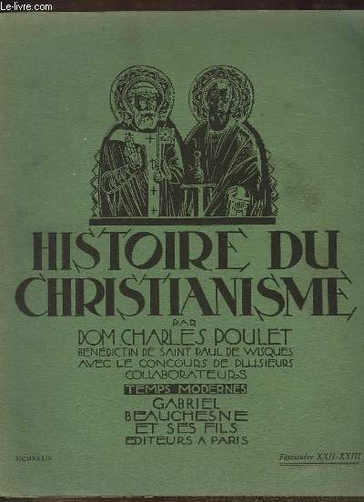Histoire du Christianisme, Fascicule XXII - XXIII :