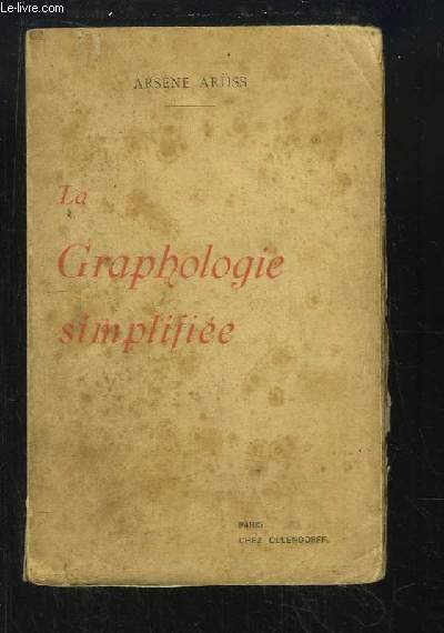 La Graphologie simplifie.