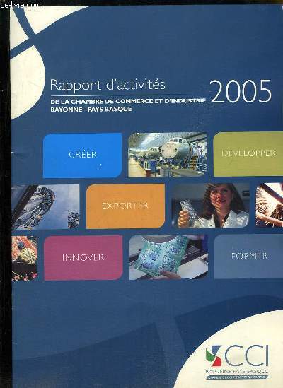 Rapport d'activits de la Chambre de Commerce et d'Industrie Bayonne - Pays Basque 2005