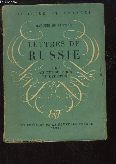 Lettres de Russie.