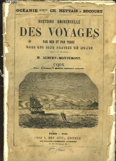 Histoire Universelle des Voyages, par mer et par terre, dans les cinq parties du monde. Cooks
