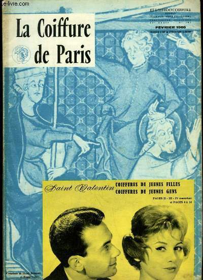 La Coiffure de Paris N585 - 50e anne : Saint Valentin, coiffures de jeunes filles, coiffures de jeunes gens.