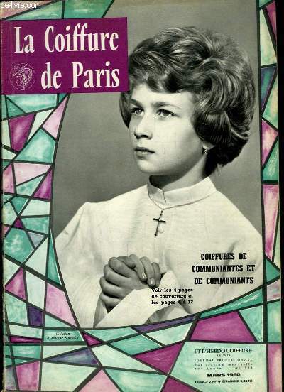 La Coiffure de Paris N586 - 50e anne : Coiffures de Communiantes et de Communiants.