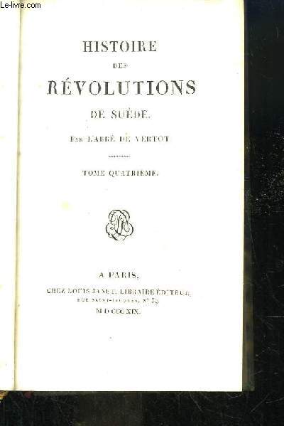 Histoire des Rvolutions de Sude.