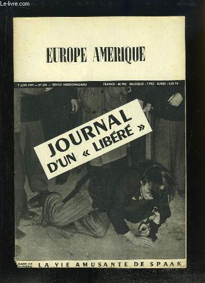Europe Amrique N208 : Journal dun 
