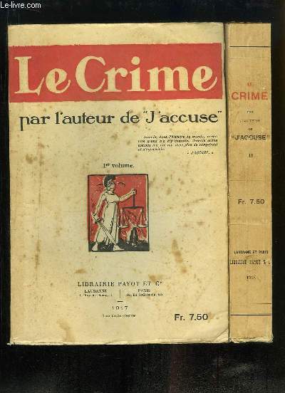 Le Crime. En 2 TOMES