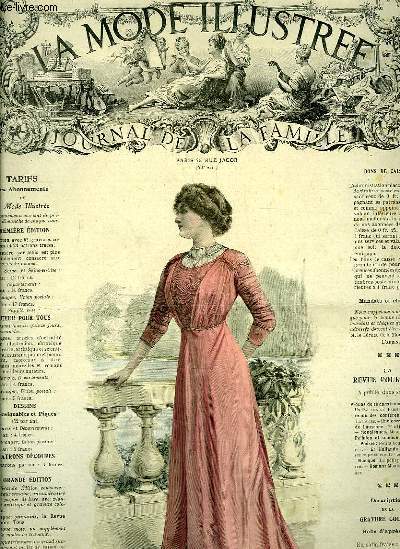 La Mode Illustre, Journal de la Famille N20 - 50e anne : Robe d'aprs-midi, par Bchoff-David.