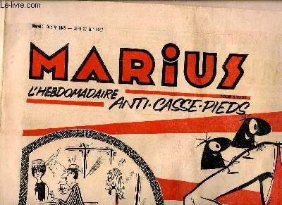 Marius, l'hebdomadaire anti-casse-pieds. Nouvelle srie n1046 : Pierre DAC - Cher cousin Walter ...