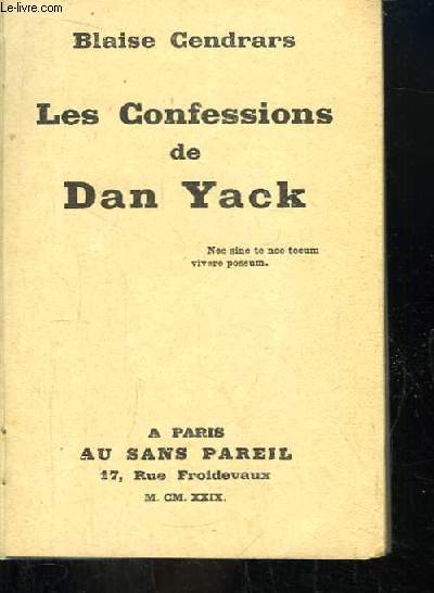 Les Confessions de Dan Yack.