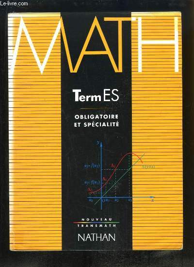 Maths. Terminales ES, obligatoire et spcialit.