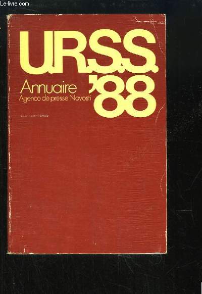 URSS, Annuaire'88