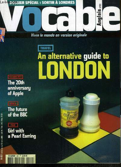 Vocable Anglais n451 : An alternative guide to London - The 20th anniversary of Apple - The future of the BBC - Girl with a Pearl Earring
