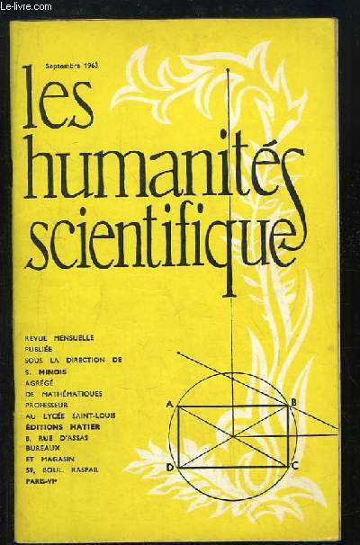 Les humanits scientifiques, N296 - 31e anne.