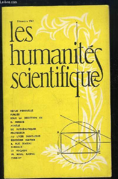 Les humanits scientifiques, N299 - 31e anne.